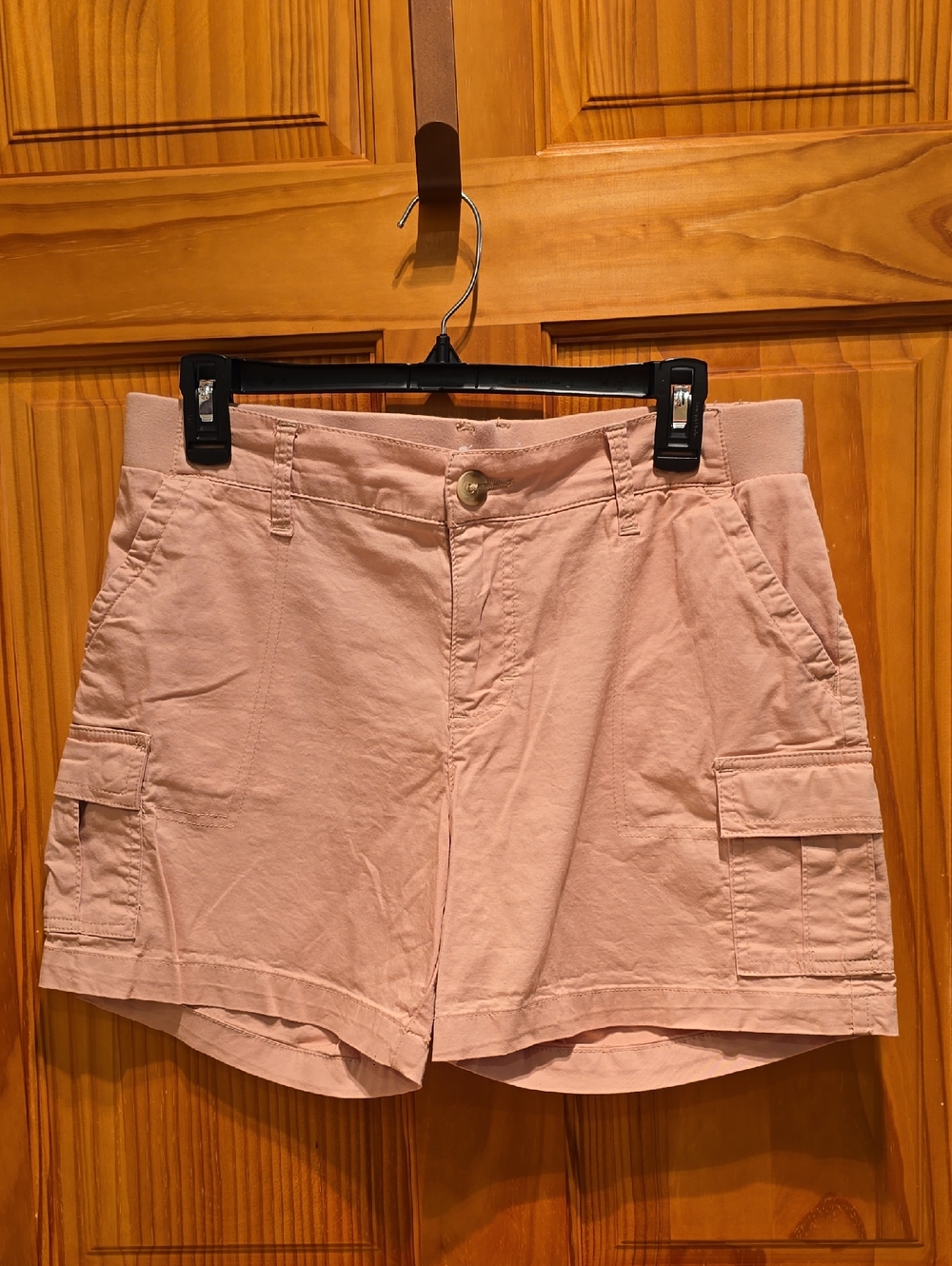 Lee Women’s Cargo Shorts — Pale Peach